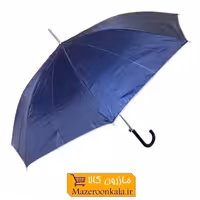 چتر زنانه رنگی داخل نقره ای دسته عصایی 8 فنر HCH-013