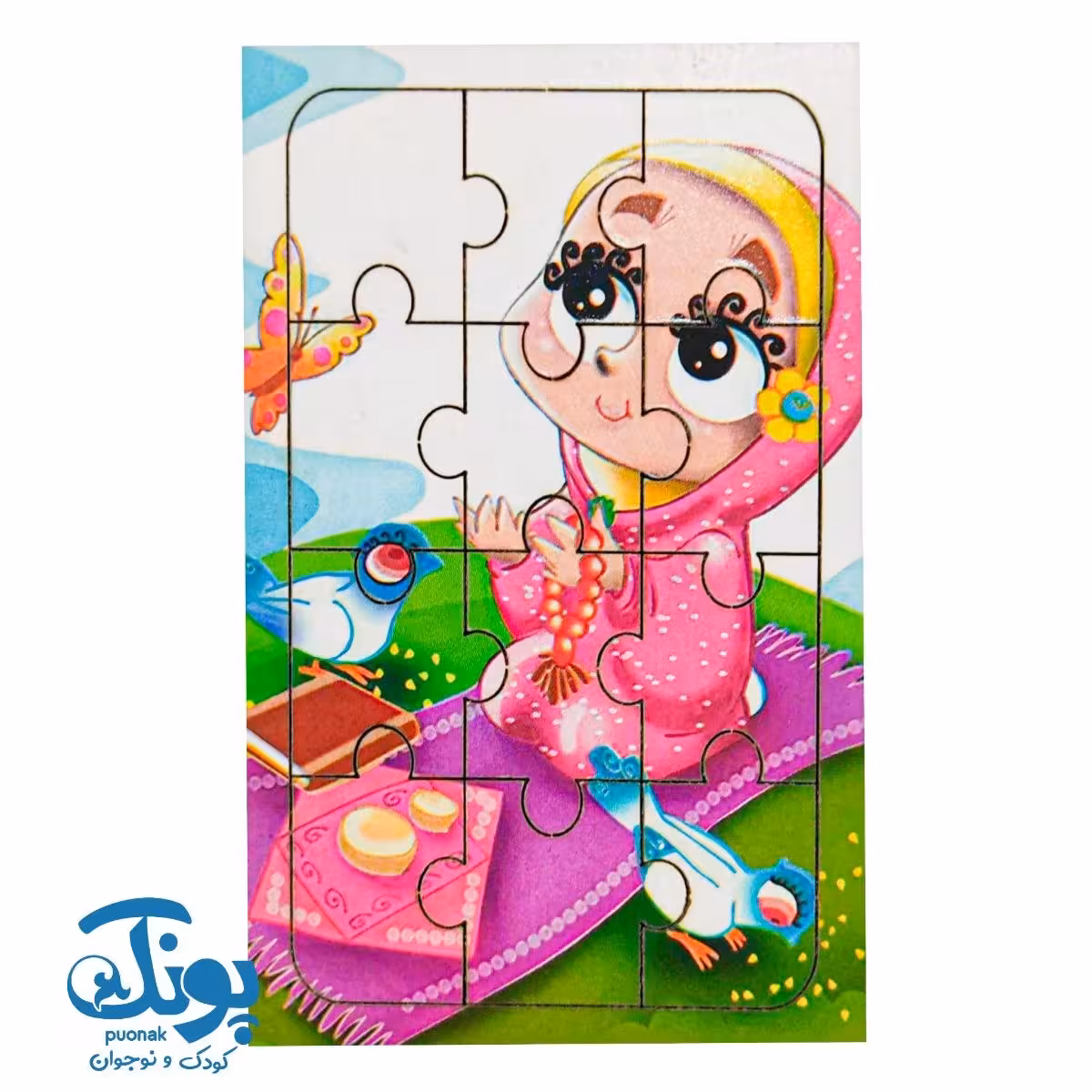 پازل چوبی مذهبی طرح حجاب