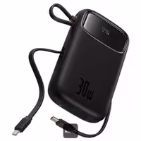 پاوربانک 10000 میلی‌آمپر بیسوس مدل Qpow 2 PPQD4-10C با خروجی USB و تایپ‌سی 30 وات