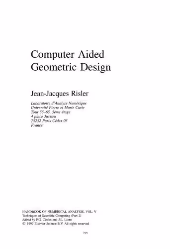 خرید و دانلود نسخه کامل کتاب Handbook of Numerical Analysis. Techniques of Scientific Computing (Part 2)