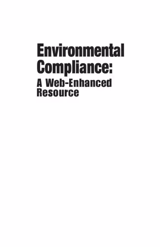 خرید و دانلود نسخه کامل کتاب Environmental Compliance: A Web-Enhanced Resource