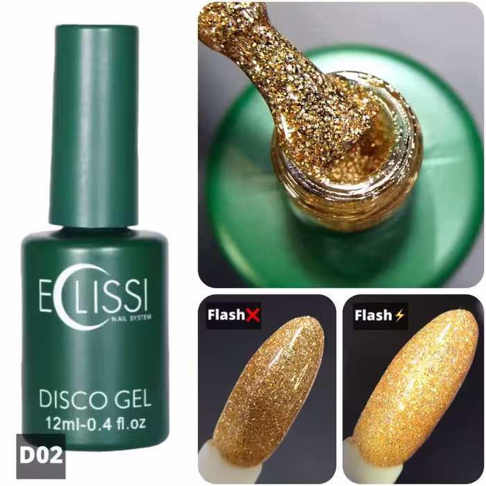 دیسکو ژل ناخن ECLISSI اکلیسی 12 میل کد D02