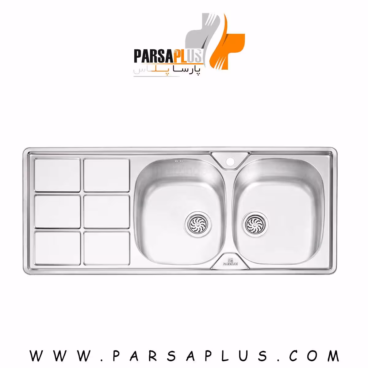 سینک پرنیان استیل Ps 1226 توکار