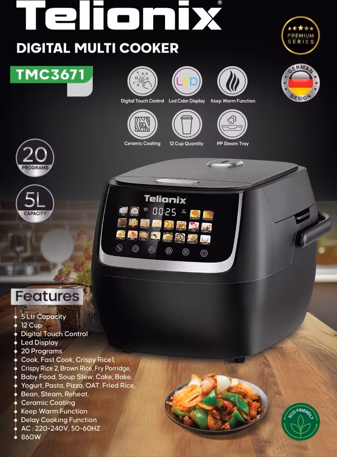 پلوپز برقی تلیونیکس مدل TMC3671