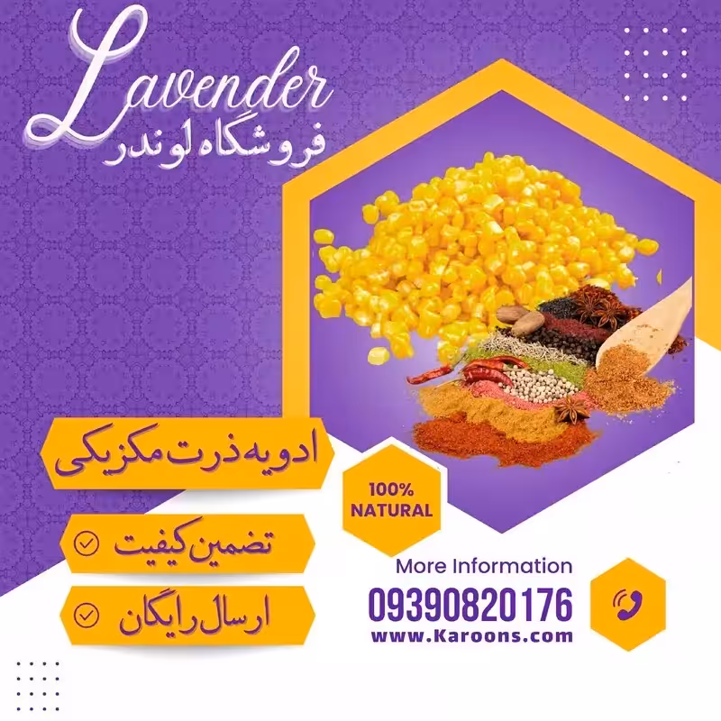 ادویه ترکیبی مخصوص ذرت مکزیکی (100 گرم) فروشگاه لوندر