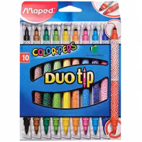 ماژیک دو سر 10 رنگ مپد سری colorpeps مدل 1001