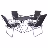 میز و صندلی تاشو سفری مدل APD بسته 5 عددی