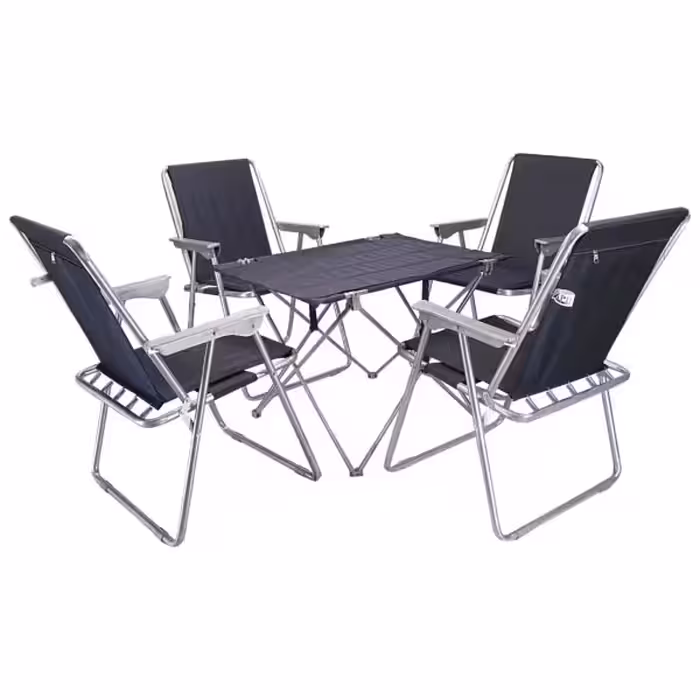 میز و صندلی تاشو سفری مدل APD بسته 5 عددی