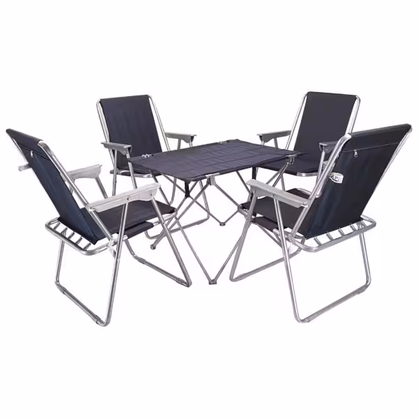 میز و صندلی تاشو سفری مدل APD بسته 5 عددی