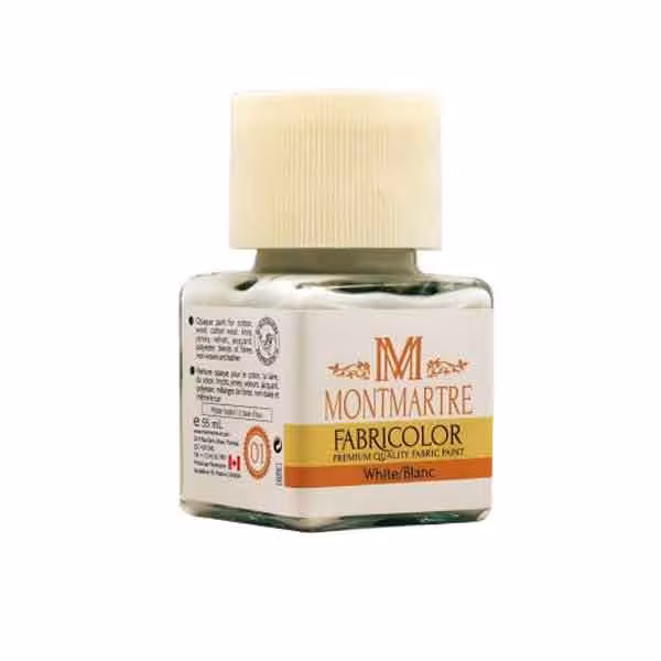 رنگ پارچه مونمارت کد 01 حجم 55 میلی لیتر (white)