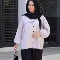 مانتو و شلوار مجلسی رها زنانه کد 0401