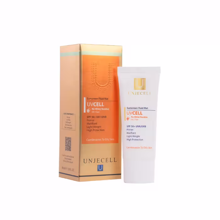 کرم ضد آفتاب بی رنگ پوست چرب SPF50 آنژسل 40 میل
