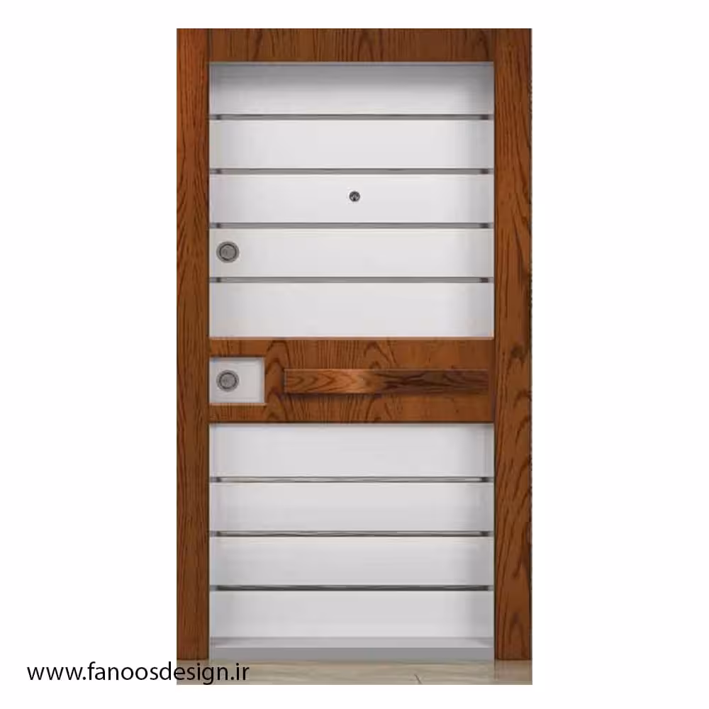 درب ضد سرقت لوکس ایرانی درب  رویه لامینت کد 1354