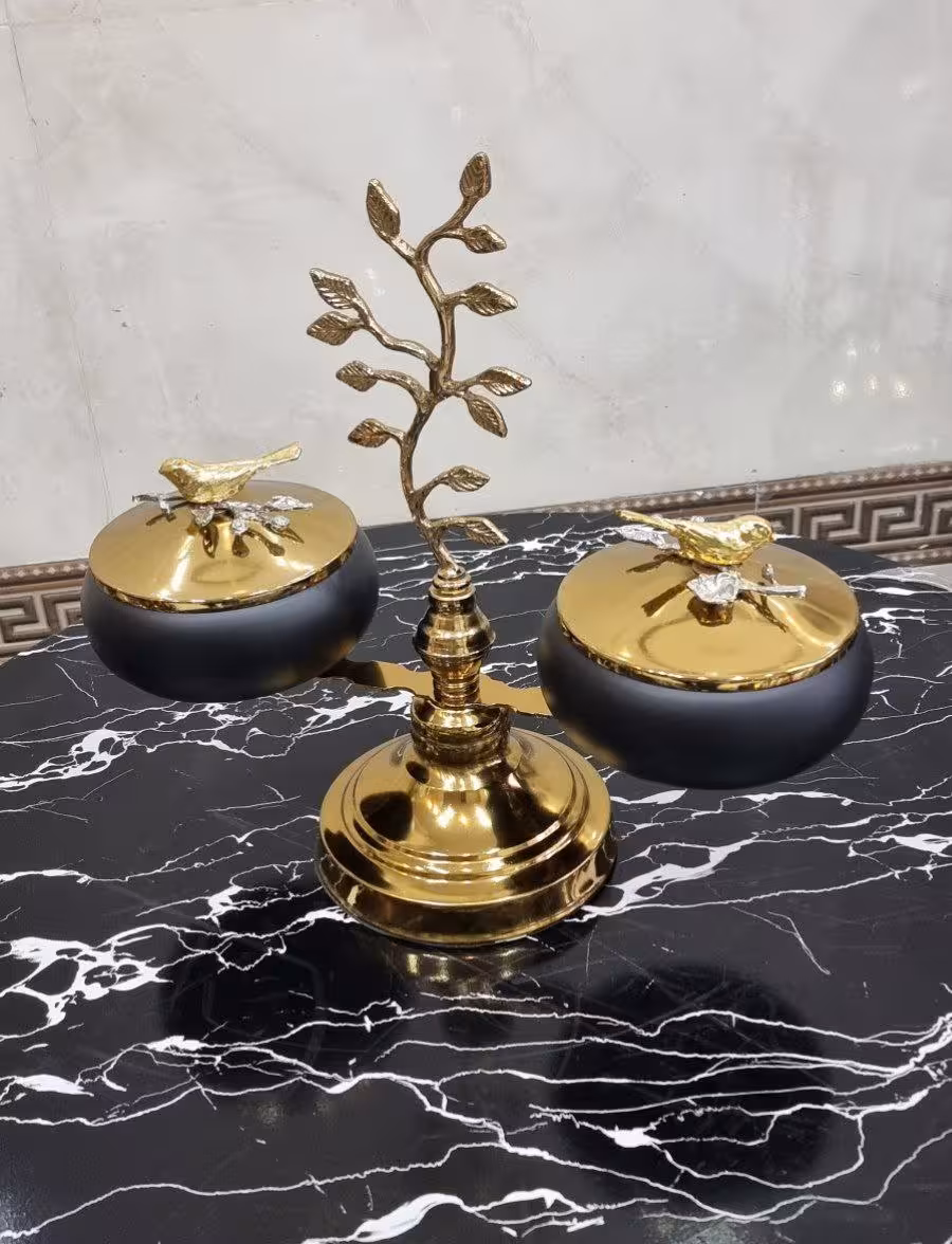 کندی باکس دوقلو مشکی طلایی