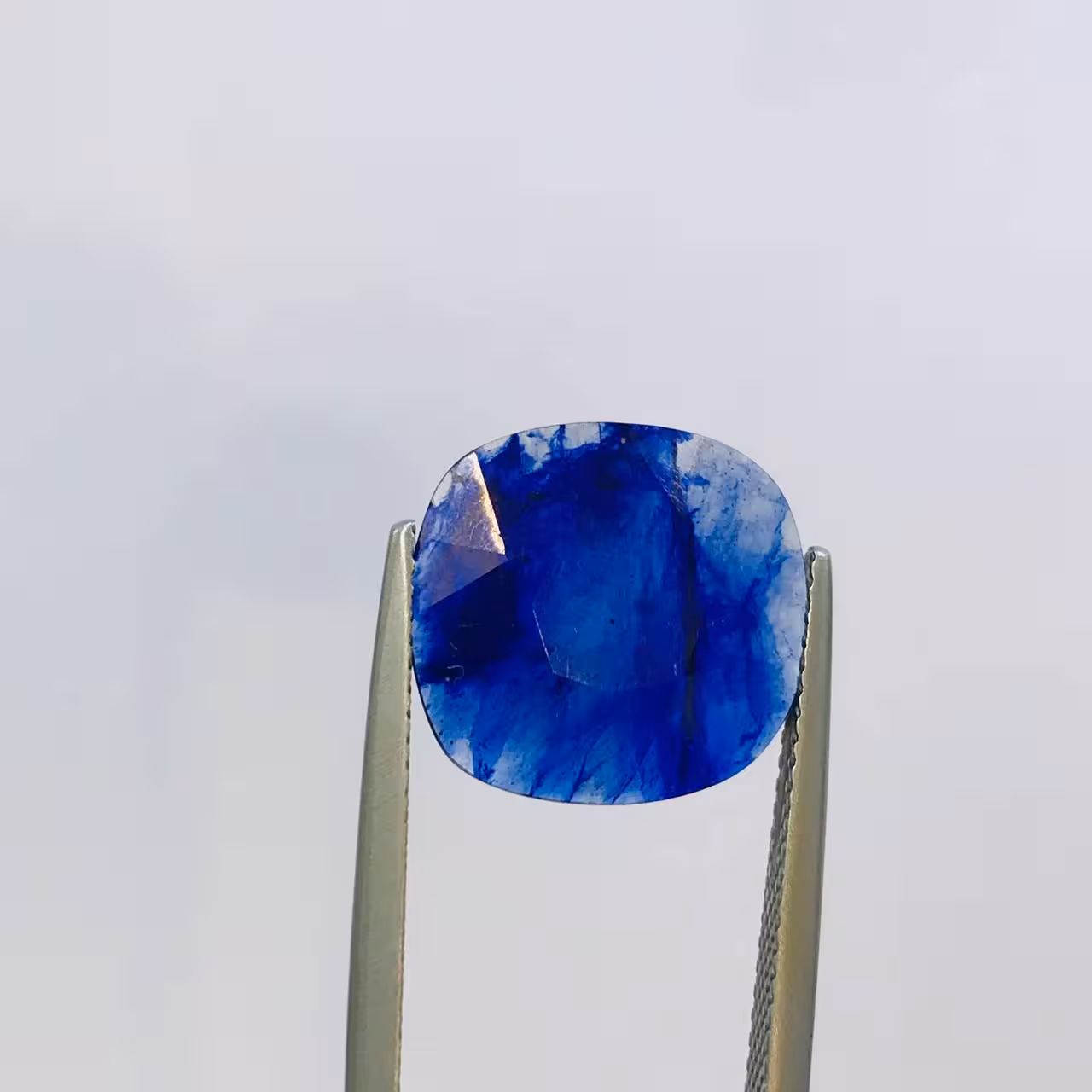 نگین یاقوت قرمز کبود اصل آفریقا سایز 14*13