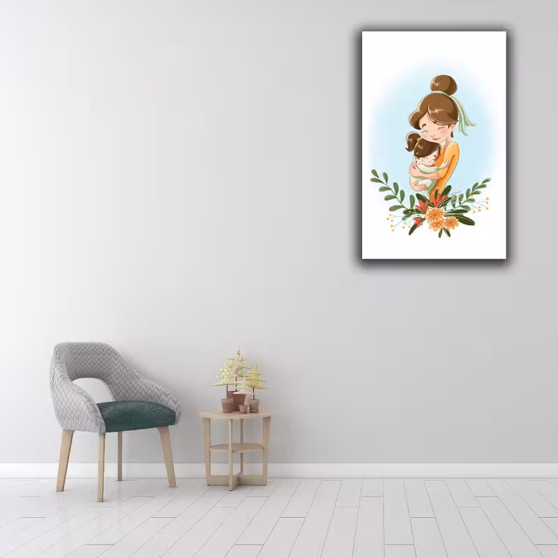 تابلو شاسی مدل روز مادر کد 418 | دنیای قاب