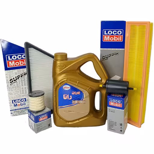 خرید پکیج تعویض روغن پژو 206 تیپ 5 بهران با صافی بنزین (استاندارد) | اتوموبی