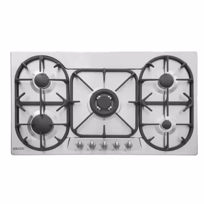 اجاق گاز رومیزی پنج شعله‌ مدل S5905 استیل البرز
