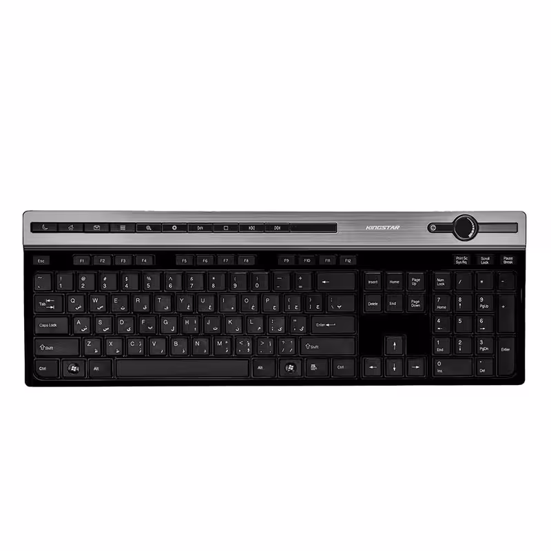 کیبورد بی سیم کینگ استار مدل KB92W