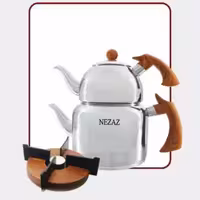 کتری و قوری 2/5 لیتر برند نزاز NEZAZ مدل 2305