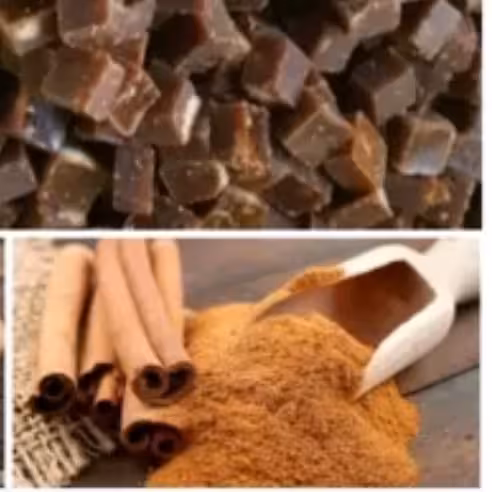 قند قهوه ای نیشکر تازه و نرم با طعم دارچین بسته بندی شکیل نیم کیلویی | amazonchi