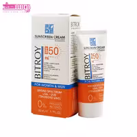کرم ضد آفتاب بی رنگ پوست خشک و نرمال SPF50 بیتروی حجم 50ml