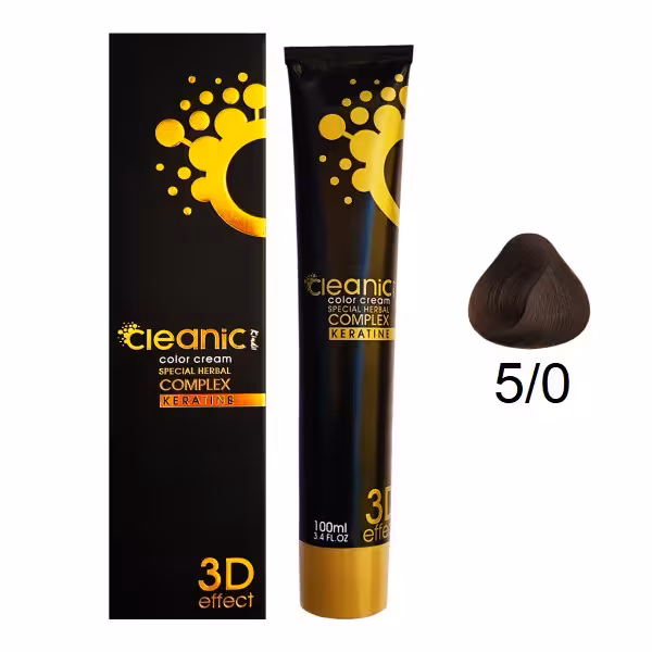 رنگ مو کلینیک کیندی شماره 5.0 رنگ قهوه ای روشن