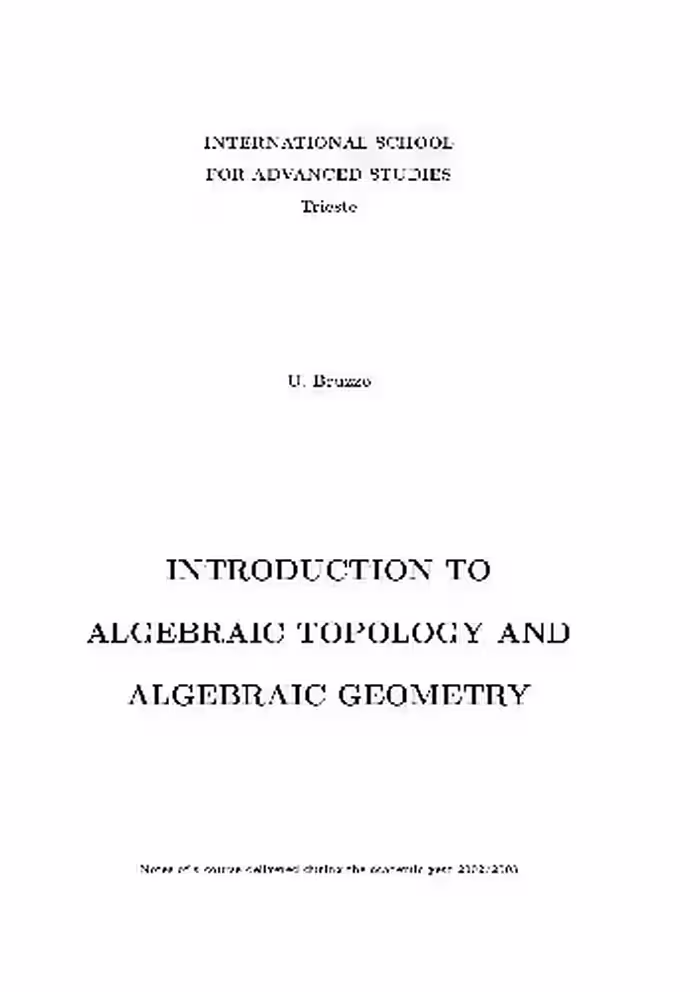 خرید و دانلود نسخه کامل کتاب Introduction to Algebraic Topology and Algebraic Geometry