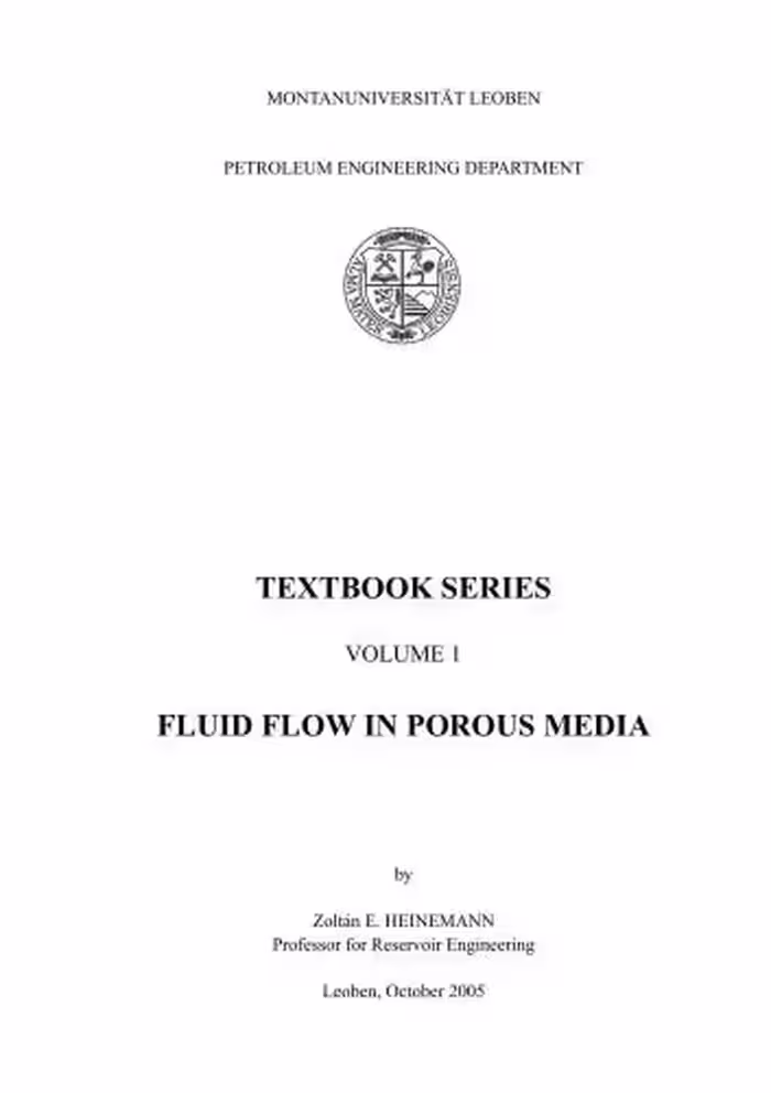 خرید و دانلود نسخه کامل کتاب Fluid Flow in Porous Media. Volume 1