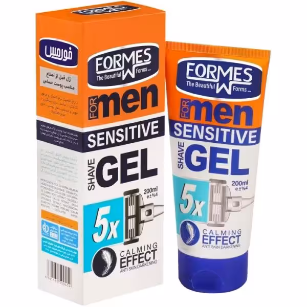 ژل اصلاح فورمس مدل SENSETIVE ظرفیت 200 میلی لیتر