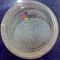 اکلیل نقره ای هفت رنگ زری (100 گرم)