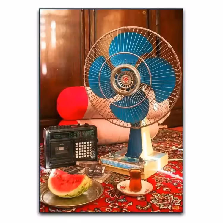 تابلو نوستالژیک خانه دهه 60