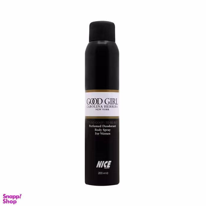 اسپری خوشبو کننده بدن زنانه نایس پاپت مدل Good Girl حجم 200 میلی‌‌ لیتر