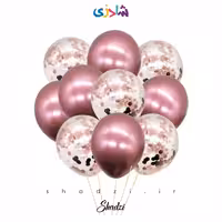 پک 10عددی بادکنک صورتی