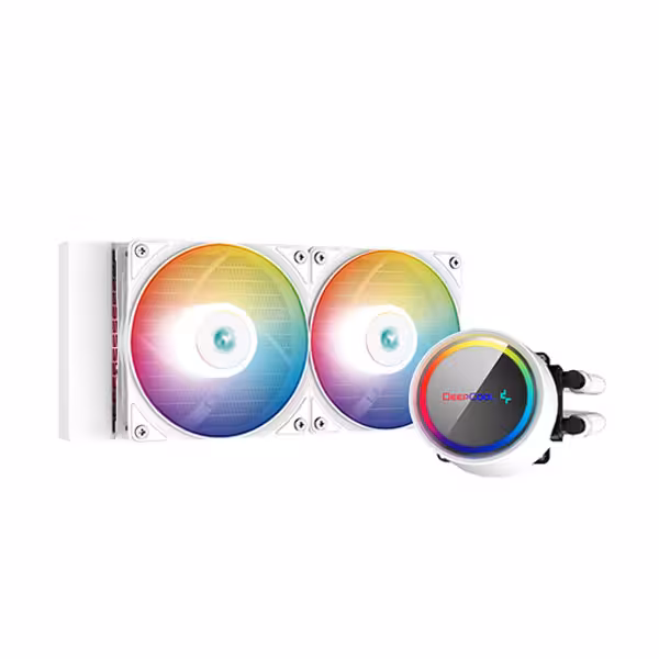 فن مایع سی پی یو دیپ کول مدل GAMMAXX L240 A-RGB White
