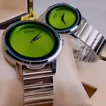 ساعت مچی ست اسپریت موتور ژاپن سبز نقره ای مدل 5054G