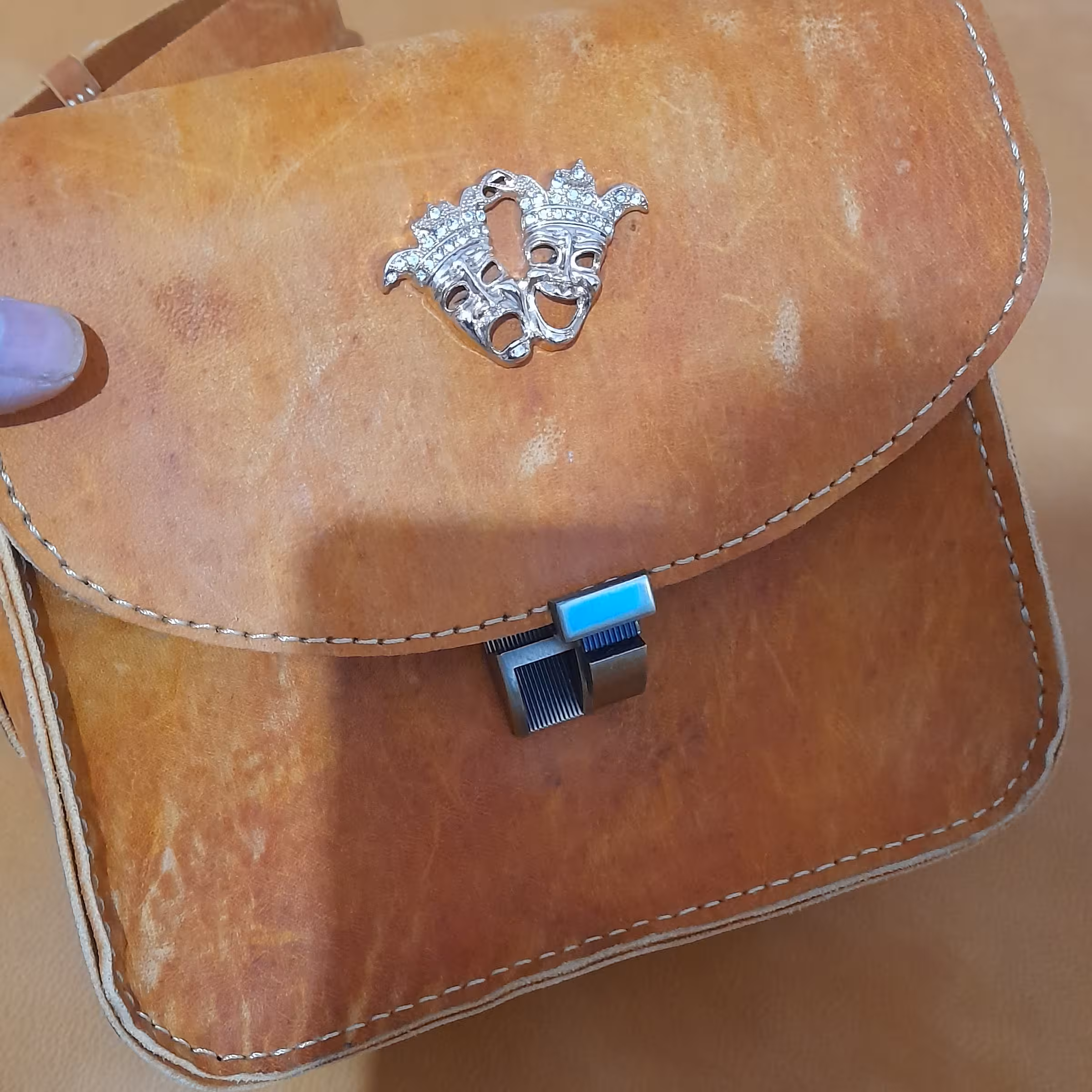 کیف دوشی چرم زنانه