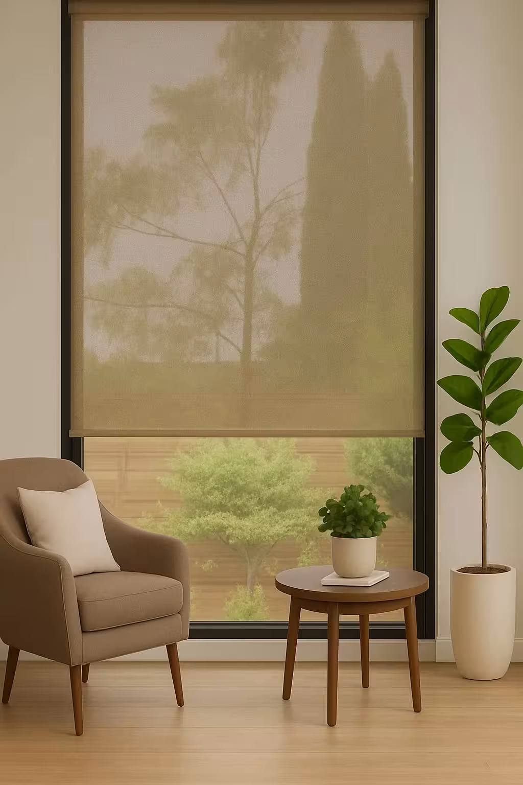 پرده شید سان اسکرین نسکافه ای