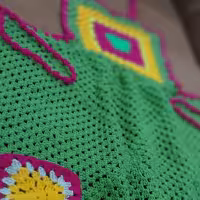 پیش بند بافتنی