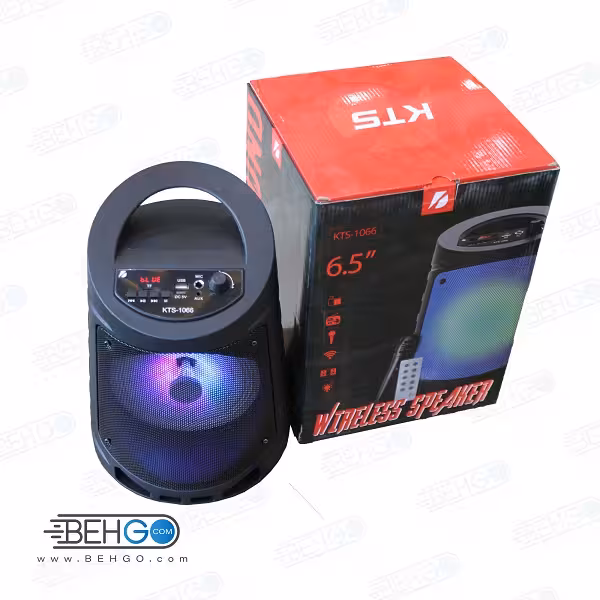 بلندگو یا اسپیکر اصلی بلوتوثی و فلش خور قابل حمل با کیفیت Best Bluetooth speaker KTS-1066