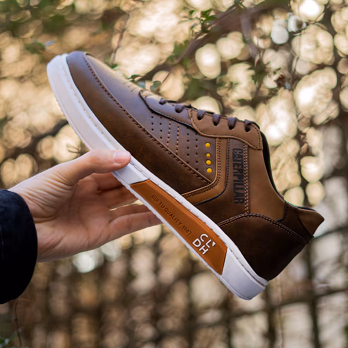 کفش تخت قهوه ای مردانه مدلRanvi