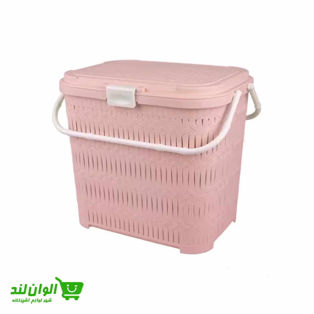 سبد پیک نیک دربدار لیمون مدل بلند بامبو کد 34432