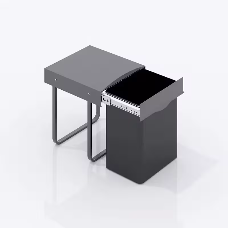 سطل زباله تک مخزن آرام بند (درب دار) آوات کد 111