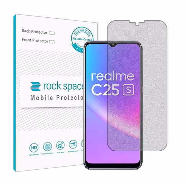 گلس ریلمی C25s مدل نانو هیدروژل مات برند راک اسپیس کد15977S