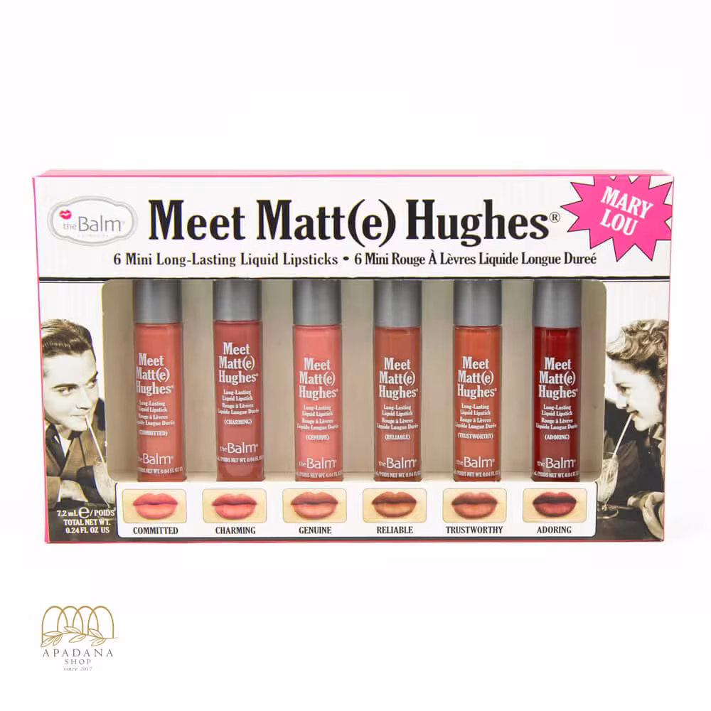 ست 6 عددی رژلب مایع مات مینی دبالم مدل Meet Matt(e) Hughes Vol13