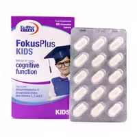 قرص جویدنی فوکوس پلاس کیدز یوروویتال 60 عدد