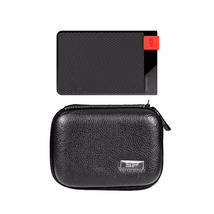 هارددیسک اکسترنال سیلیکون پاور مدل D30 ظرفیت دوترابایت به همراه کیف