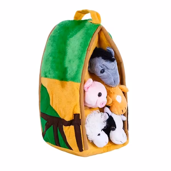 کلبه حیوانات مزرعه عروسکی