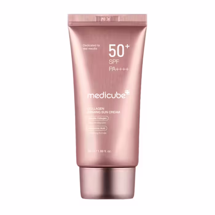 کرم ضد آفتاب سفت کننده کلاژن مدی کیوب  Medicube Collagen Firming Sun Cream