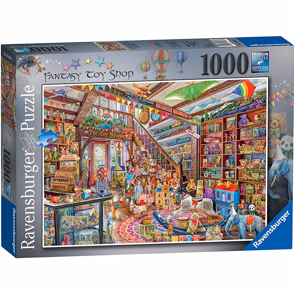 پازل 1000 قطعه Ravensburger طرح اسباب بازی فروشی فانتزی